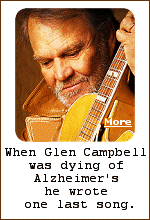 Despite the many challenges and limitations imposed on him by his illness, Campbell was able to write one final song in 2013. Unfortunately, his health never allowed him to perform Im Not Going To Miss You for any audience outside his own home. In this, his last song, Campbell evokes the devastating impact of Alzheimers disease, both on himself and his loved ones. At the same time, Im Not Going To Miss You also strikes positive notes as it recounts a lifes worth of experiences and memories.